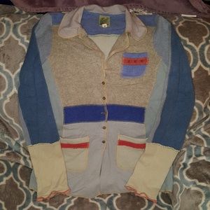 Cashmere Wallflower sweater. Anthropologie. M.